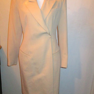 Tahari Long Sleeved Wrap Dress, Vee Neck